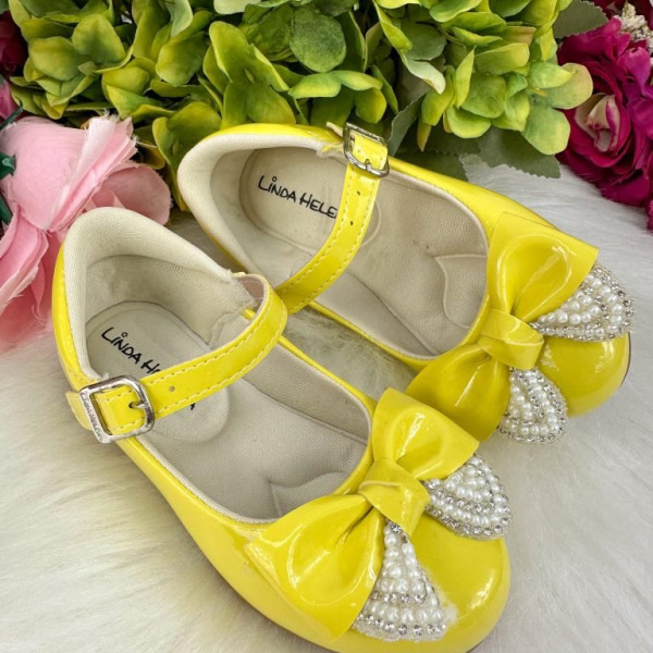 Sapatilha Flor Di MIla Carol Amarelo