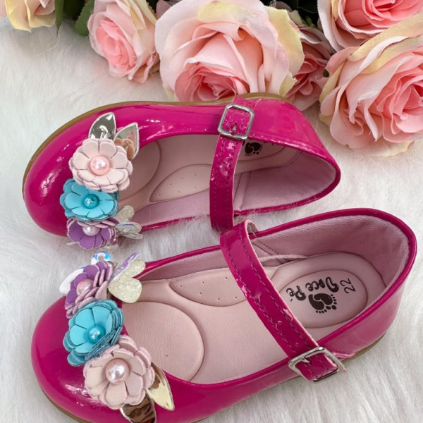 Sapatilha Doce Pe Juju Jardim Encantado Pink