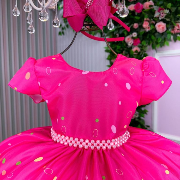 Vestido Tematicos Ysa Kids Divertidamente Pink
