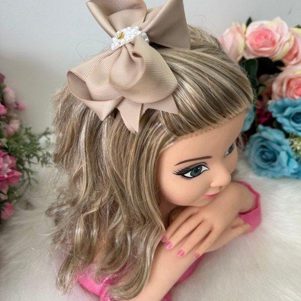 Laço Belli Strass Maria Alice Marfim
