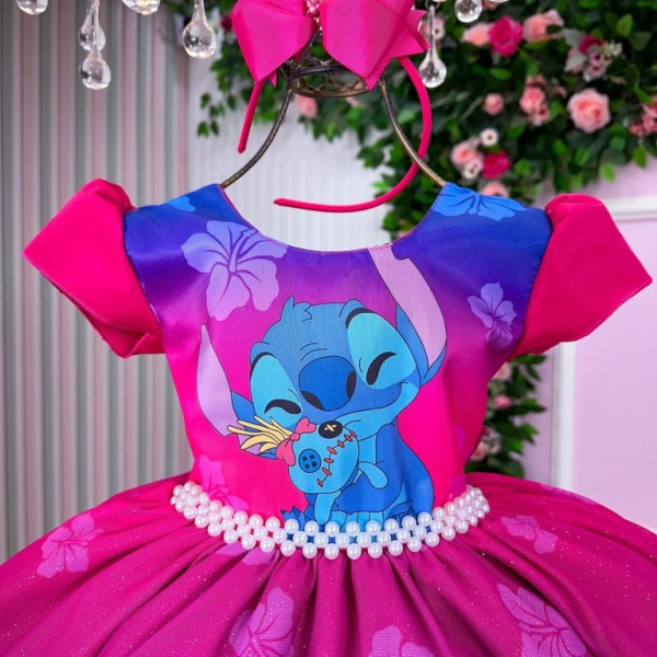 Vestido Tematicos Ysa Kids Lilo Stitch Modelo 2