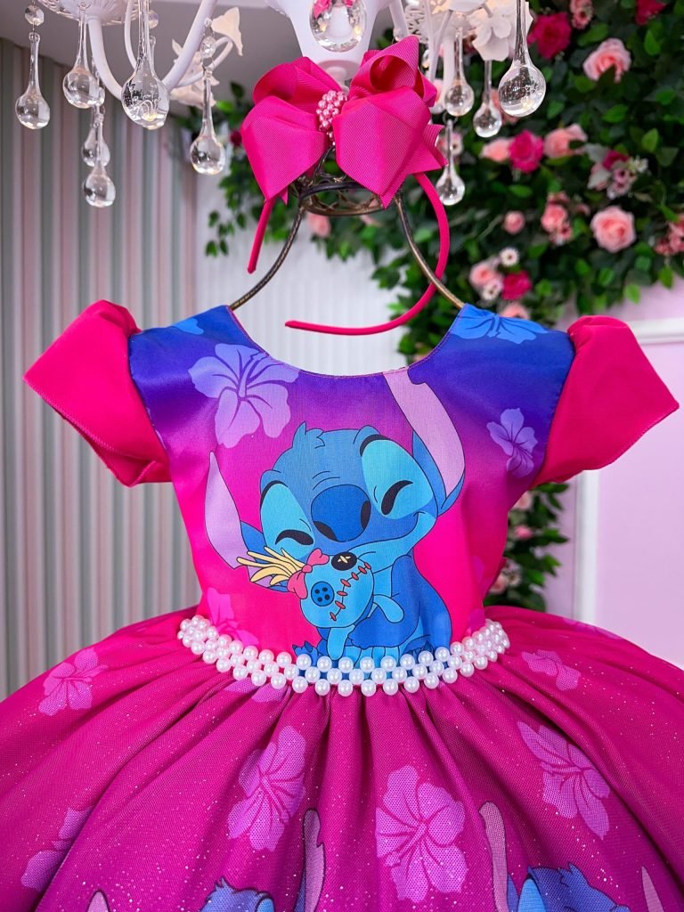 Vestido Tematicos Ysa Kids Lilo Stitch Modelo 2