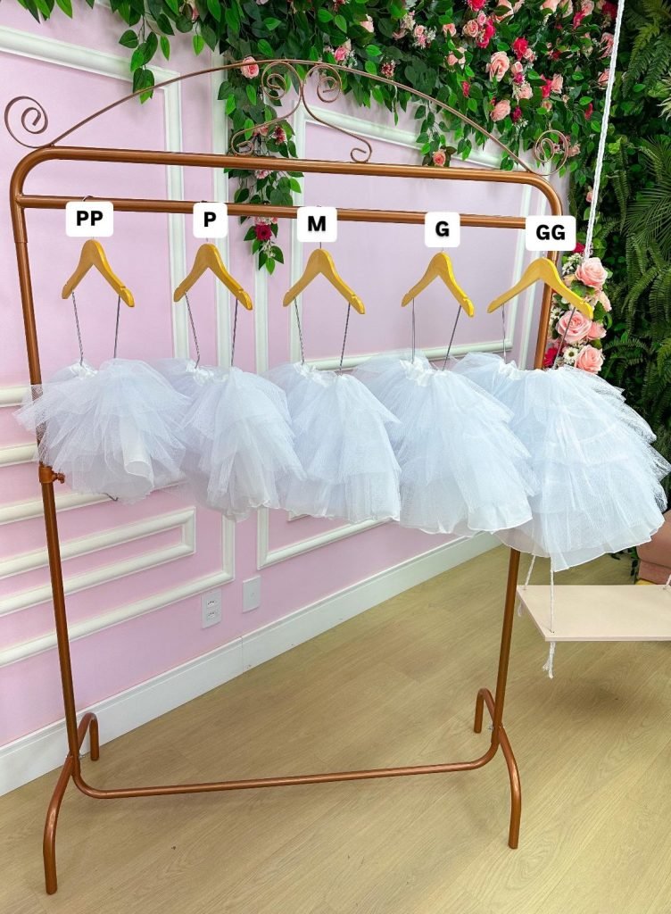 Saiote Saia de Armação Infantil Daminha C/armação Anágua Vestidos Festa Luxo