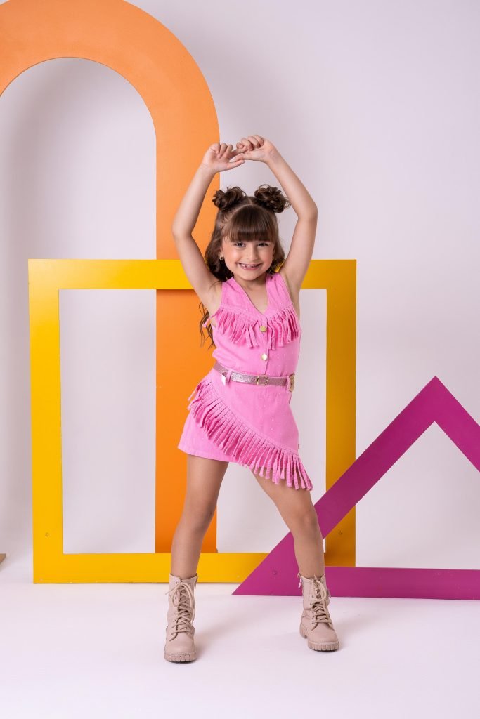 Conjunto Blogueirinha Boiadeira Maraisa Rosa
