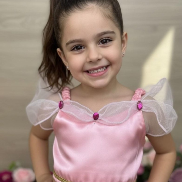 Fantasia Princesa Belli Princesa Jasmine Rosa