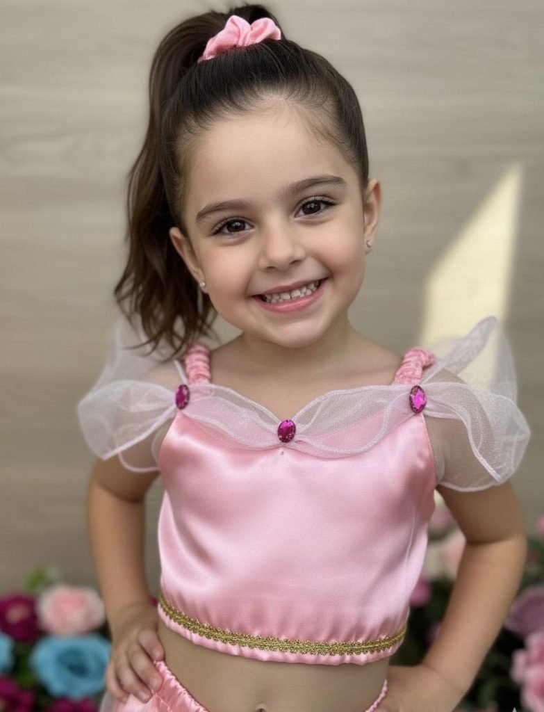 Fantasia Princesa Belli Princesa Jasmine Rosa