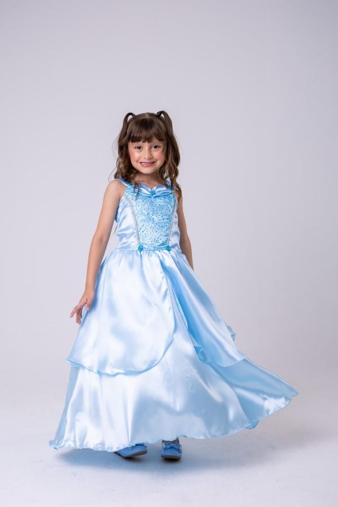 Fantasia Princesa Belli Princesa Azul Modelo 3