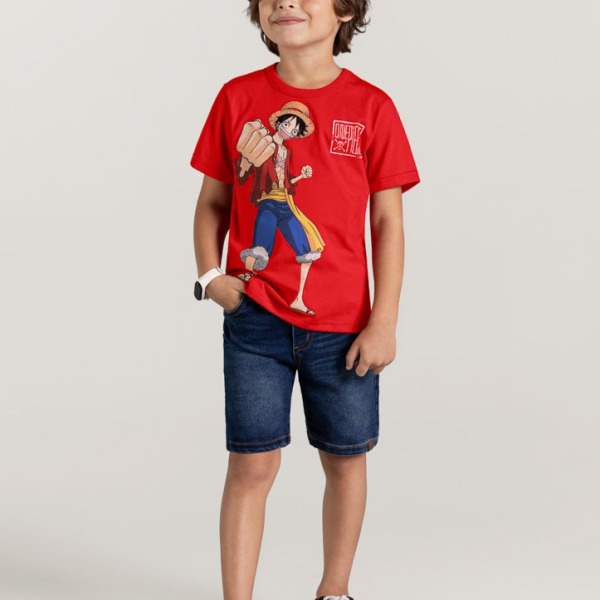 CAMISETA MEIA MALHA OnePiece